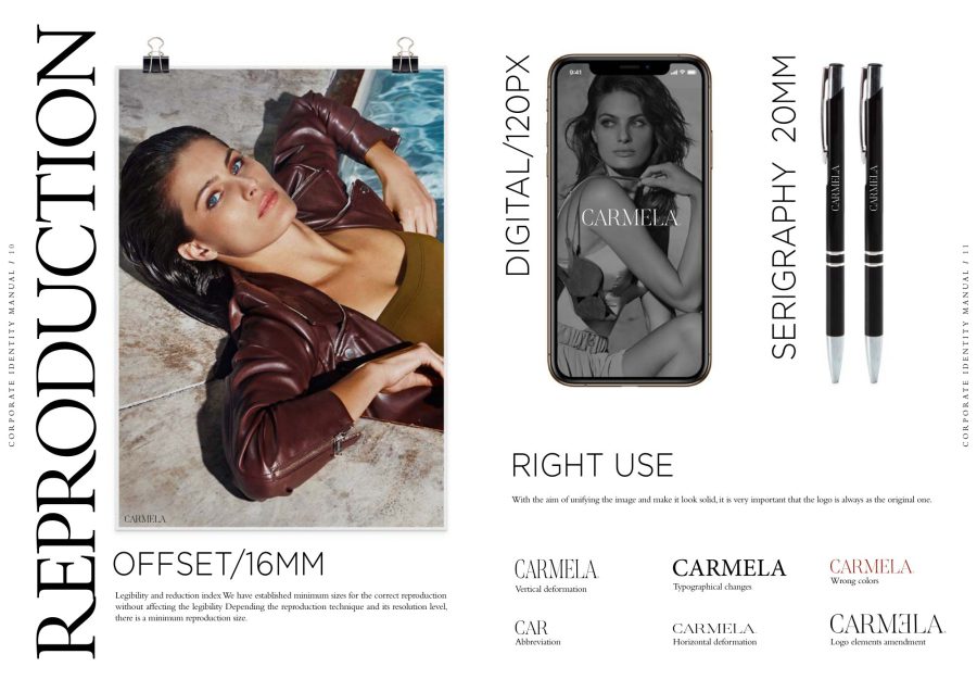Carmela · Brand book e identidad — página 6