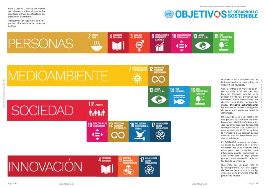Gomarco · Informe RSC 2021 — página 11