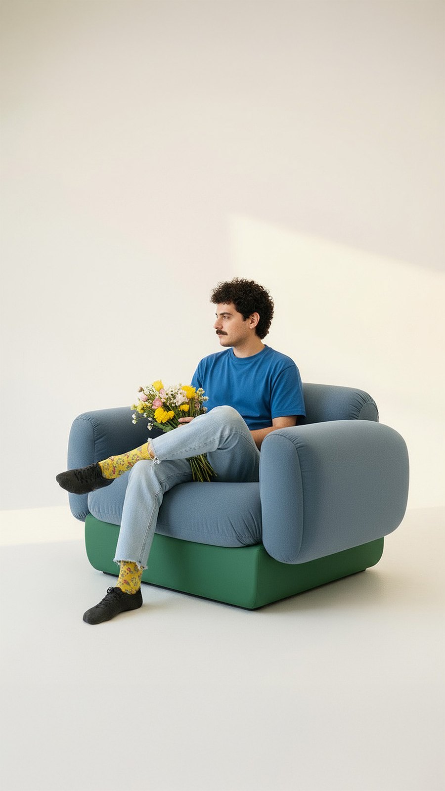 Blueish Sofa