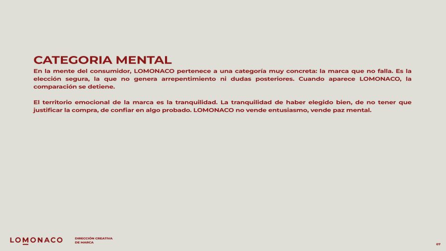 Lomonaco · Dirección creativa — página 8