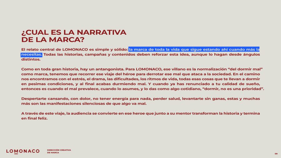 Lomonaco · Dirección creativa — página 10