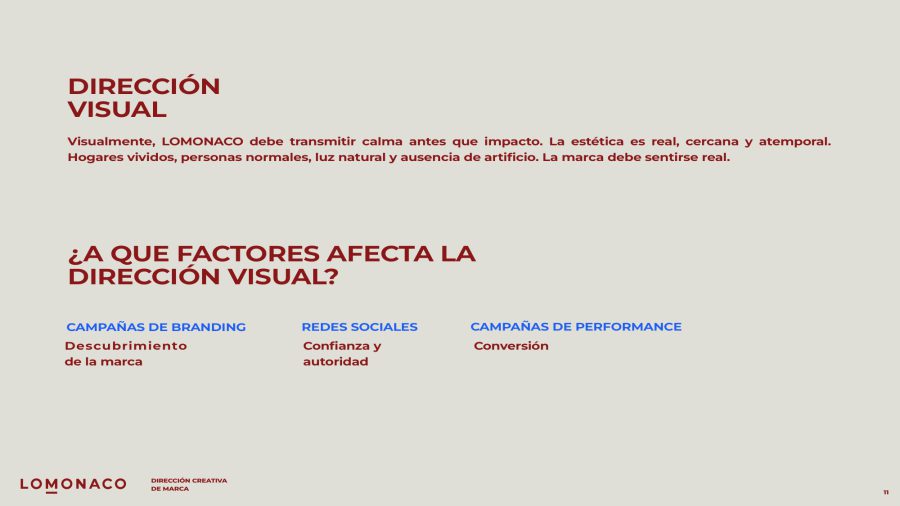 Lomonaco · Dirección creativa — página 12
